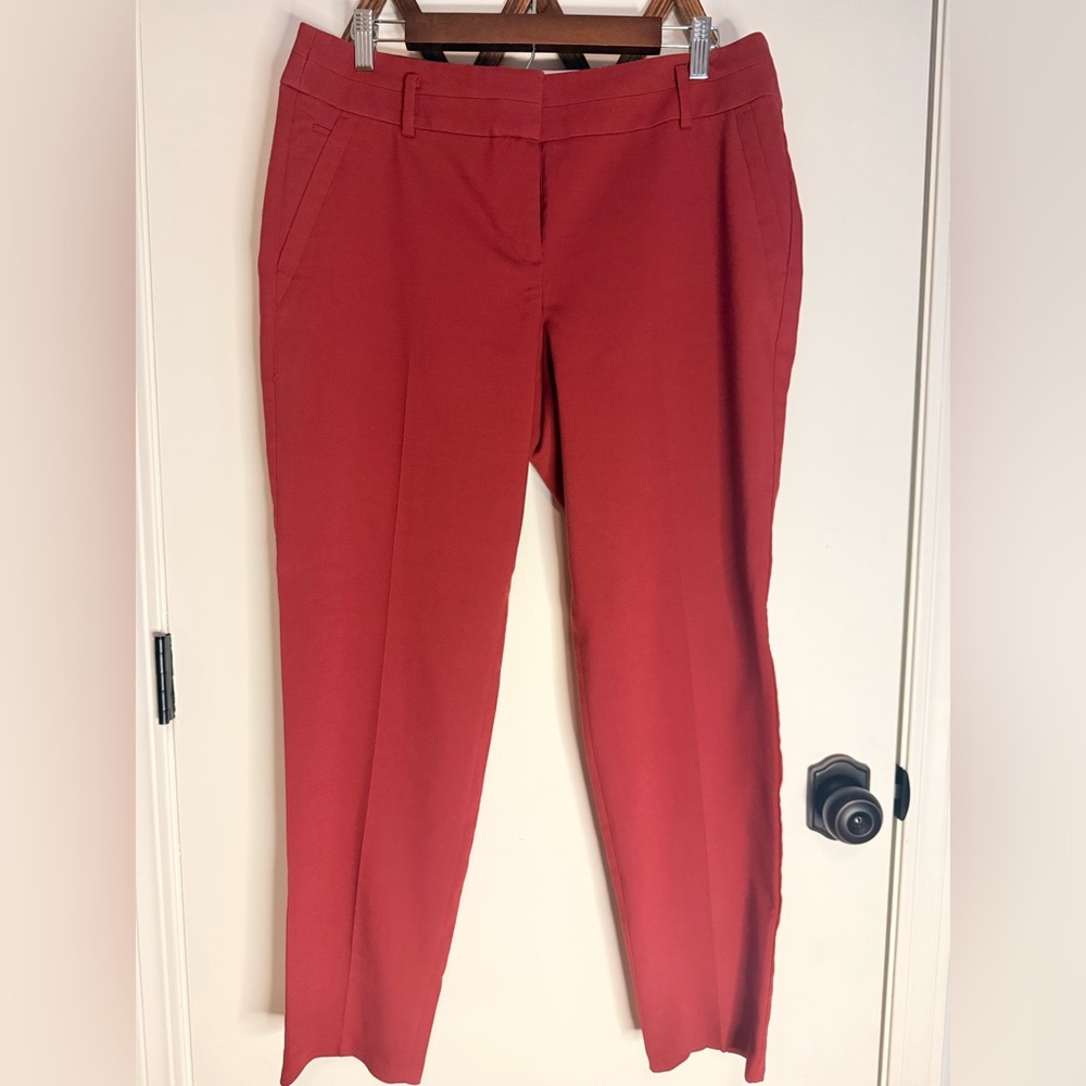 LOFT Vibrant Red Women's Trousers